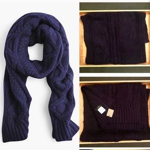 NWT - J. Crew Cable-Knit Scarf